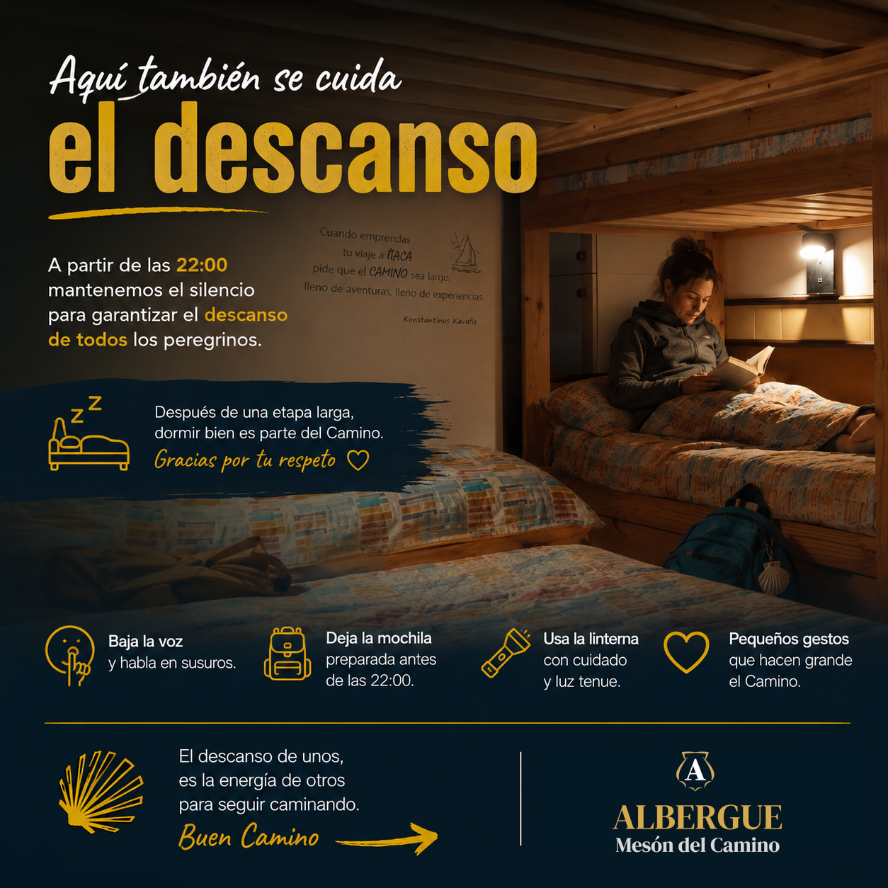 A partir de las 22:00…